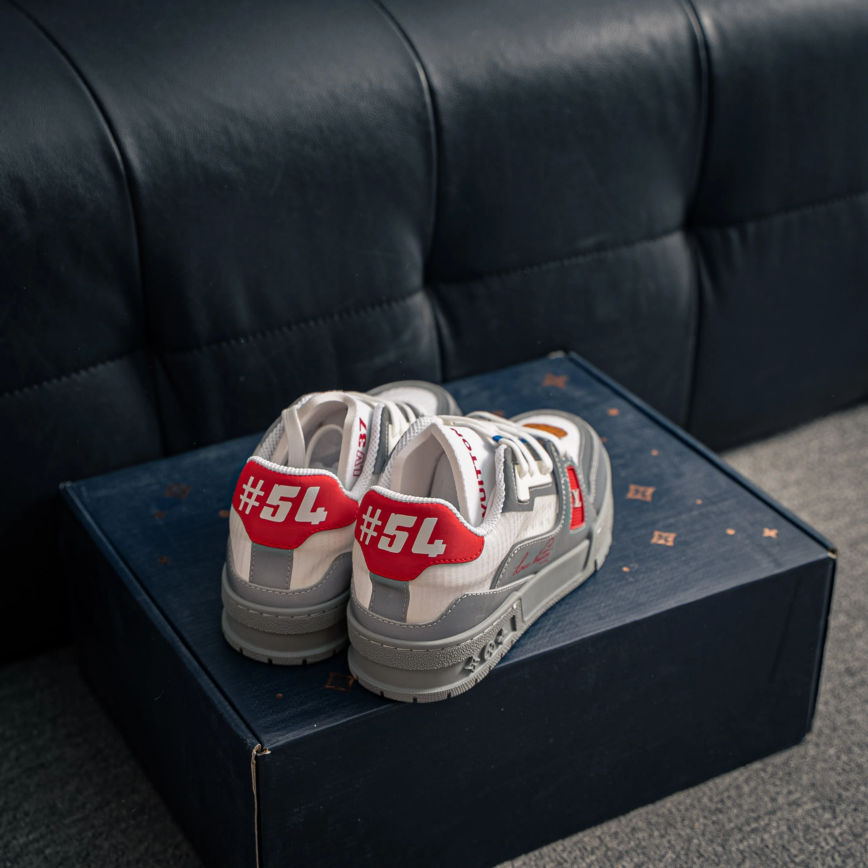 【YS 】 Premium LOUIS VUITTON LV Trainer CUP Mesh Breathable Shoes ✦ ， 37 Series ✦ + Shoes